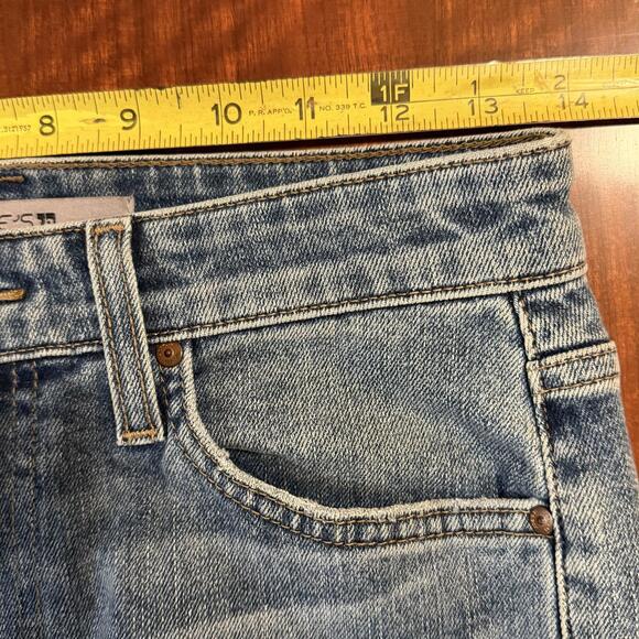 Joe's Jeans High Rise Skinny Ankle Siyeh Blue Distressed Hem Stretch Jeans 26 - Picture 8 of 14